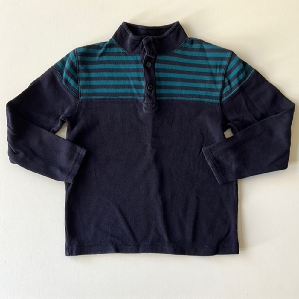 Gymboree size 10 cotton shirt sweater blue EUC